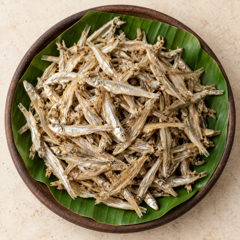 Illustrative sample: dried anchovies