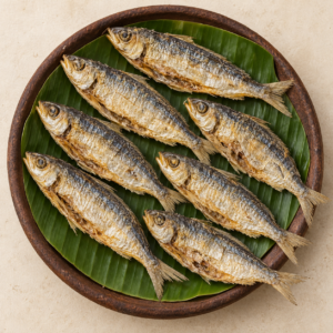 Illustrative sample: dried sardines